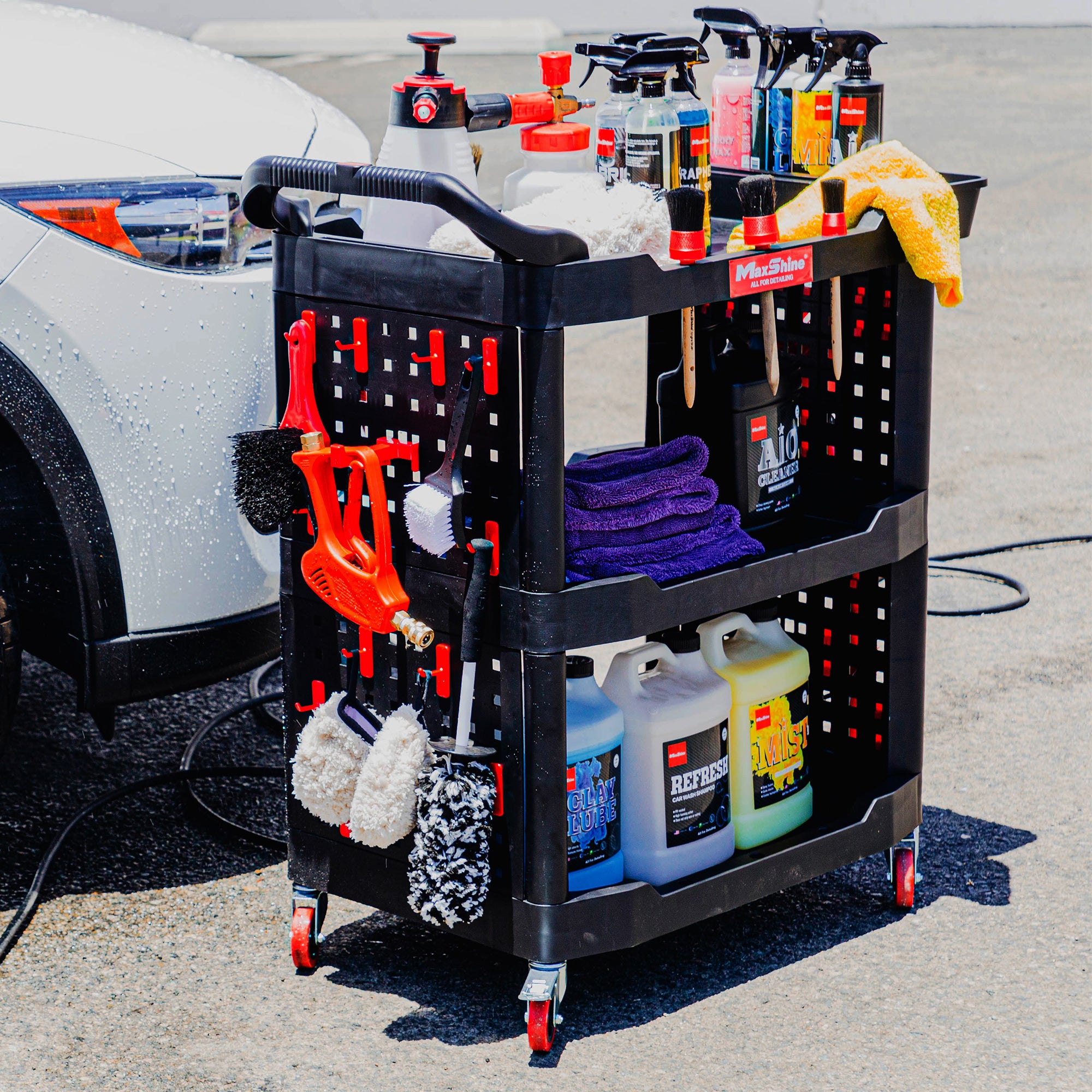 Utility Universal Detailing Cart - MAXSHINE