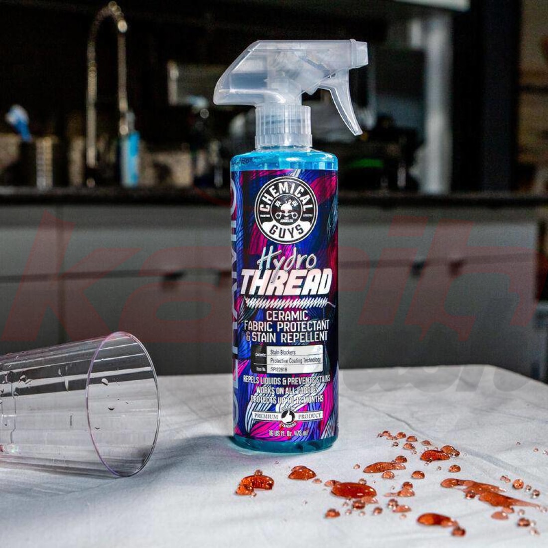HydroThread Ceramic Fabric Protectant & Stain Repellant (16 oz) - CHEMICAL GUYS - KARIBWASH